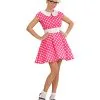 50er Jahre Polka Dot Kleid Gr. M