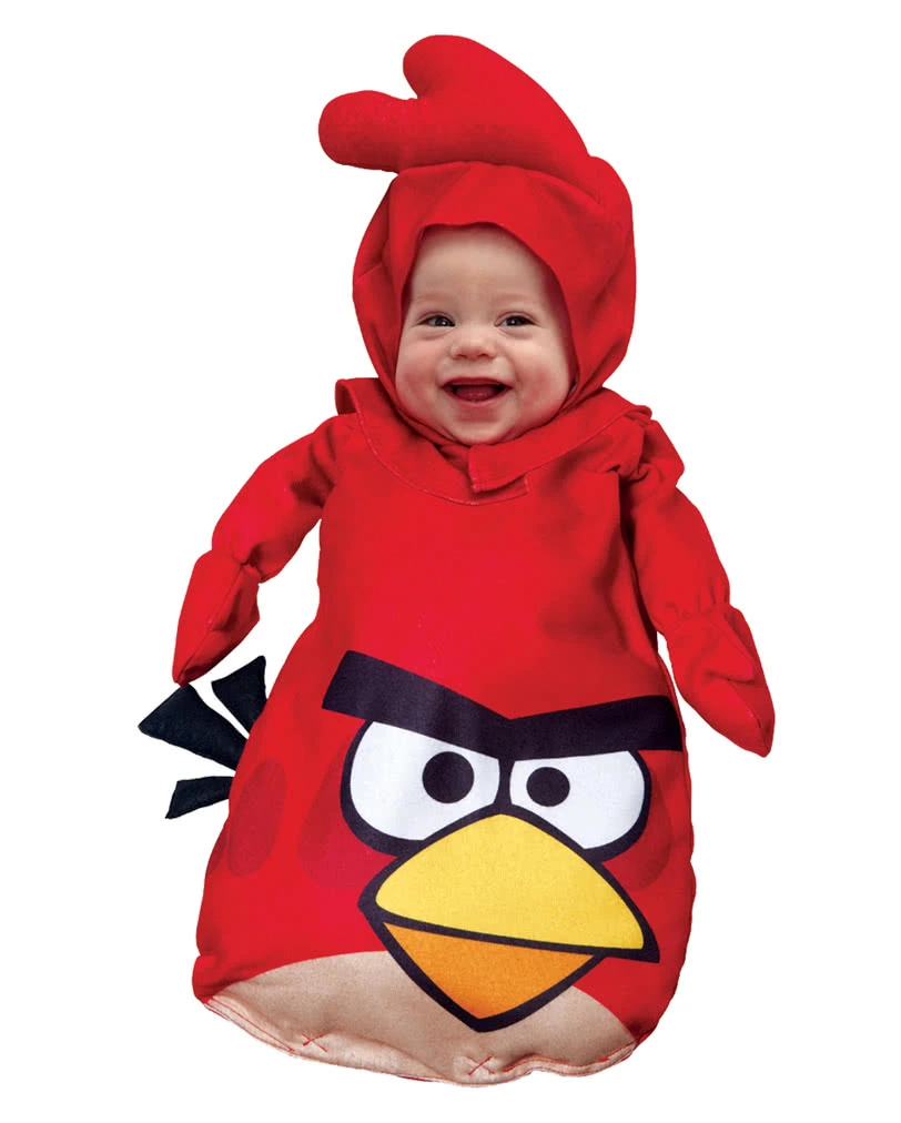 Angry Birds Babykostüm Rot 1 Angry Birds Babykostüm Rot
