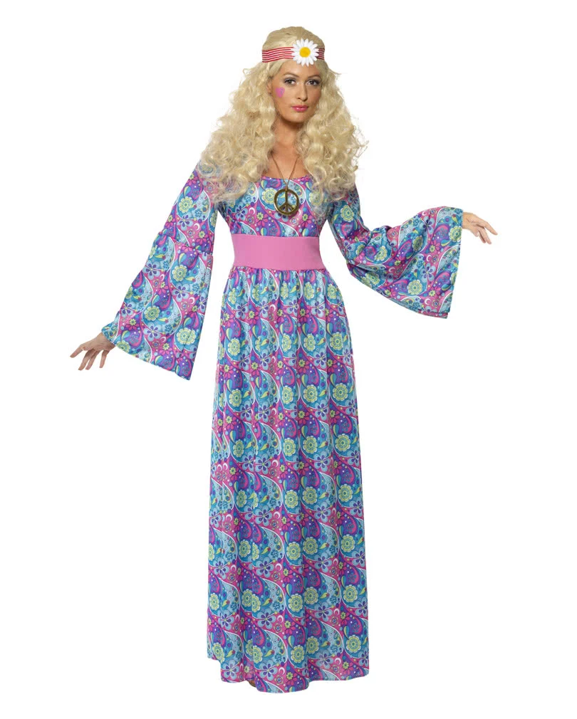 Flower Child Hippie Kostüm 1 Flower Child Hippie Kostüm