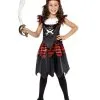 Gothic Piratin Kinderkostüm