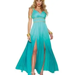 Aphrodite Damen Kostümkleid Türkis