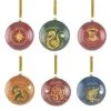 Harry Potter Hogwarts Häuser Christbaumkugeln 6 St