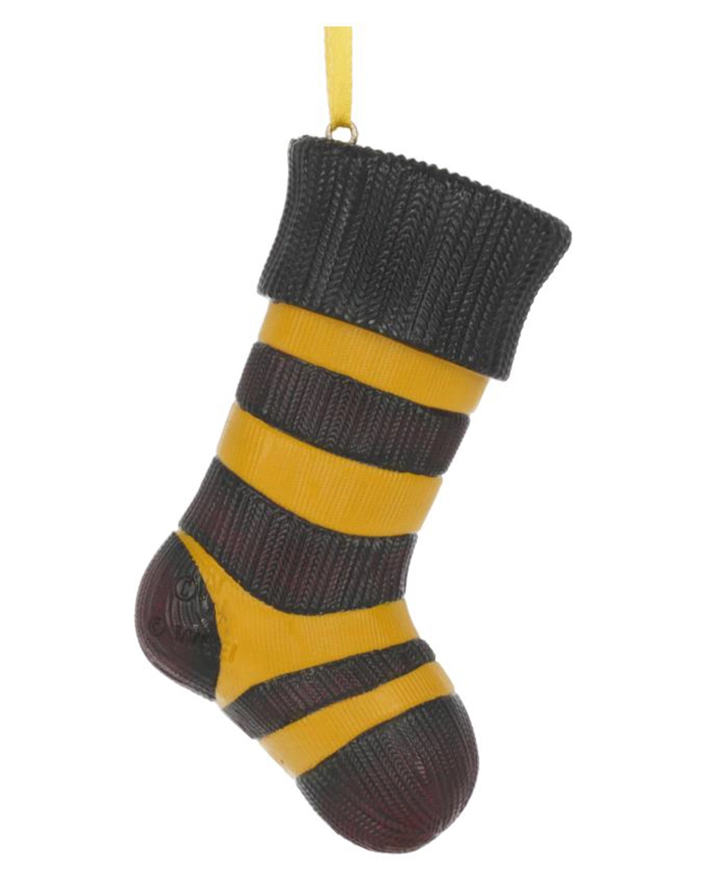 Harry Potter Hufflepuff Socke Christbaumkugel 4 Harry Potter Hufflepuff Socke Christbaumkugel – Bild 4