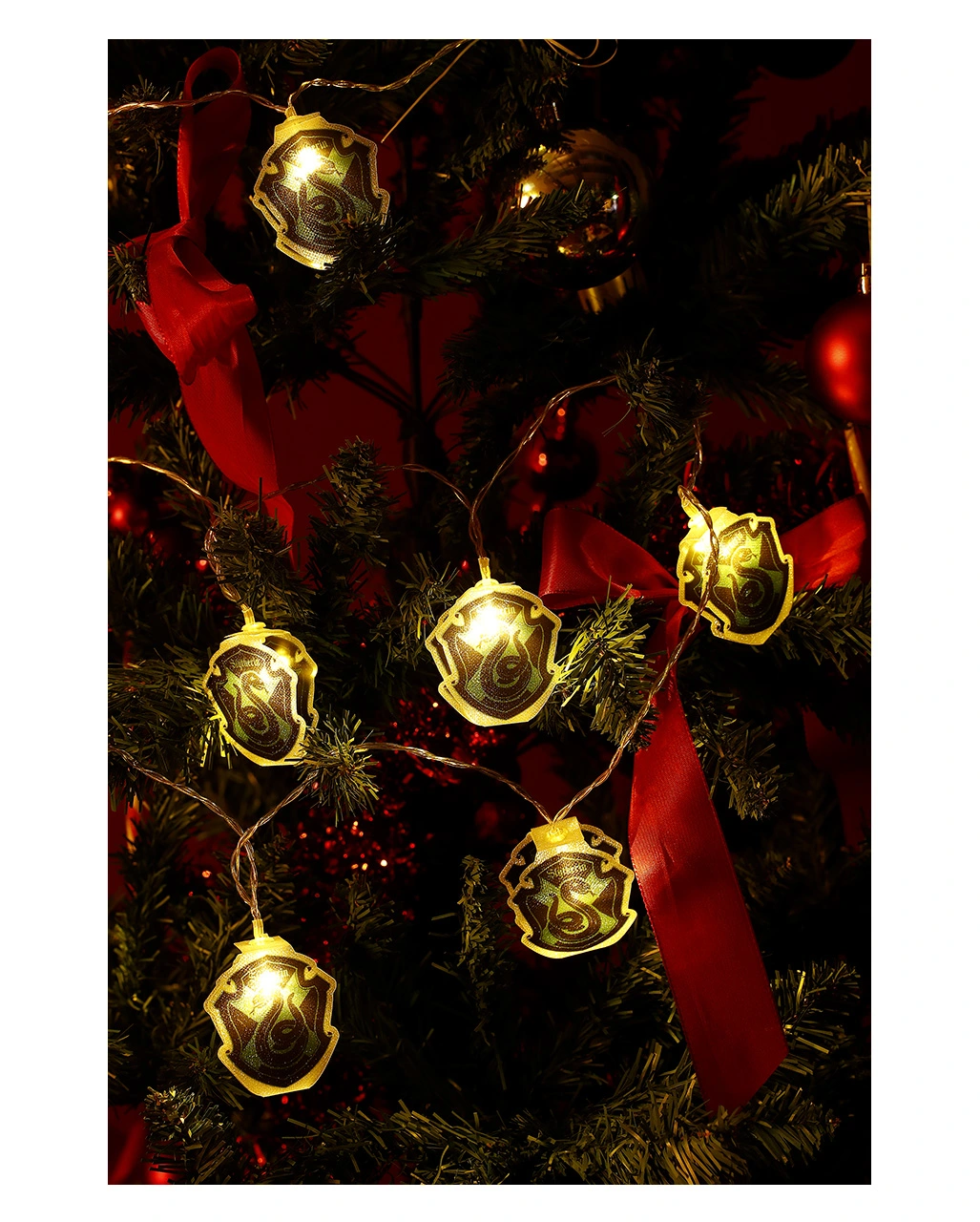 Slytherin Lichterkette Harry Potter 12 Lichter 4 Slytherin Lichterkette Harry Potter 12 Lichter – Bild 4