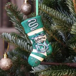 Harry Potter Slytherin Socke Christbaumkugel -Karnevalskostüme Kinder NiedrigerPreis harry potter slytherin socke weihnachtskugel harry potter slytherin stocking hanging ornament 51086 05