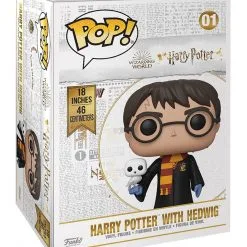 Harry Potter Mit Hedwig 18" Zoll Super Sized Funko POP! -Karnevalskostüme Kinder NiedrigerPreis harry potter super sized funko pop figur 48cm harry potter sammlerfigur und geschenkartikel 39890 3