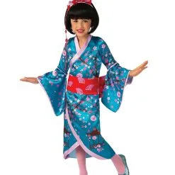 Kirschblüten Geisha Mädchenkostüm