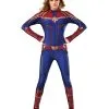 Captain Marvel Jumpsuit Kostüm Damen