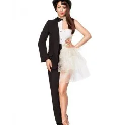 Elegantes Mann & Frau Cabaret Travestie Kostüm