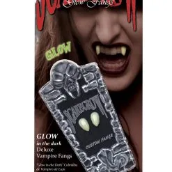 Scarecrow Vampirzähne "Glow In The Dark" Small