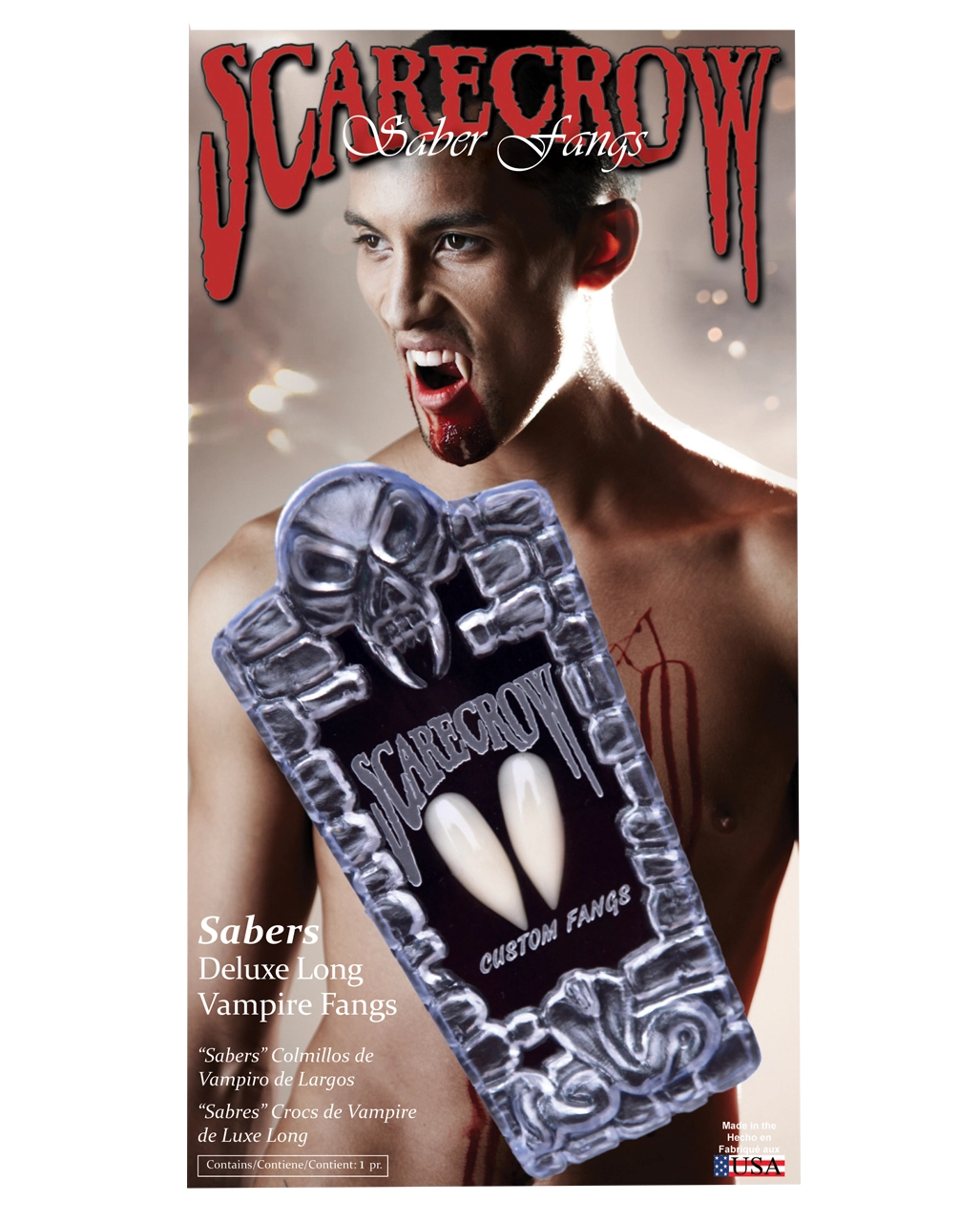 Scarecrow Vampirzähne XL 3 Scarecrow Vampirzähne XL – Bild 3