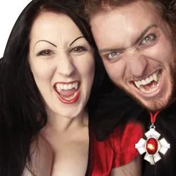 Vampir Eckzähne Medium 5 Vampir Eckzähne Medium -Karnevalskostüme Kinder NiedrigerPreis scarecrow vampirzaehne scarecrow fangs scarecrow custom fangs 10690 03