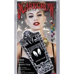 Scarecrow Vampir Eckzähne Chromfarben