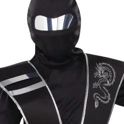 Kinder Ninja Kostüm Mit Spiegel Effekt -Karnevalskostüme Kinder NiedrigerPreis spiegel ninja kostuem mirror ninja costume ninja kinderkostuem halloween kostuem 21204 03