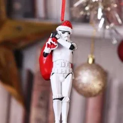 Star Wars Stormtrooper Mit Nikolaussack Weihnachtsornament -Karnevalskostüme Kinder NiedrigerPreis star wars stormtrooper mit nikolaussack weihnachtskugel geeky and nerdy christmas hanging ornaments geschenkartikel und deko 52407 5