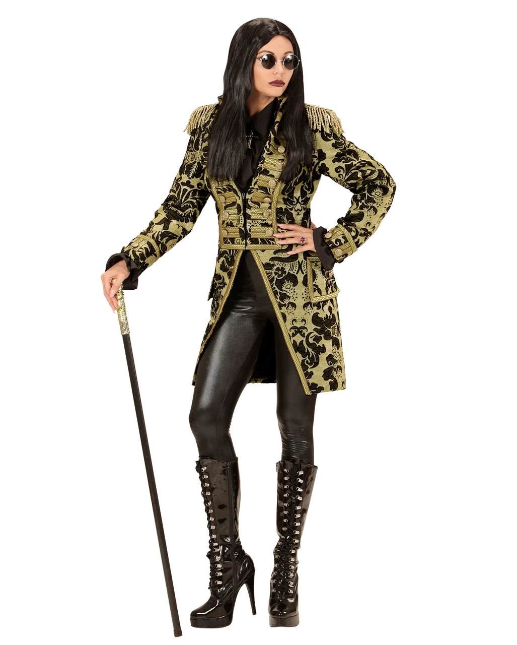 Gold-schwarzer Venezianischer Damenfrack 3 Gold-schwarzer Venezianischer Damenfrack – Bild 3